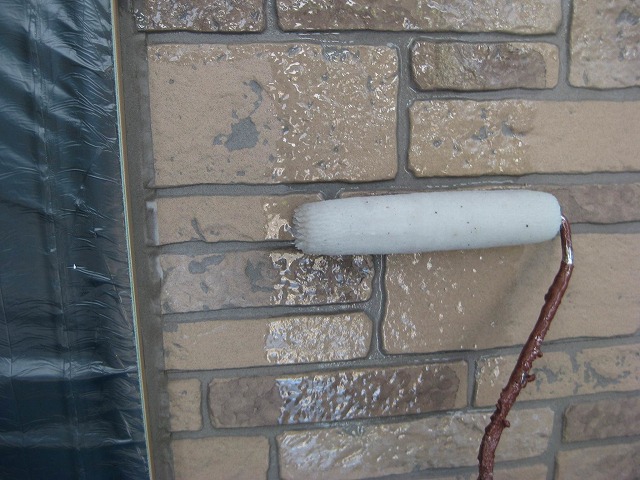 外壁一回目の塗装